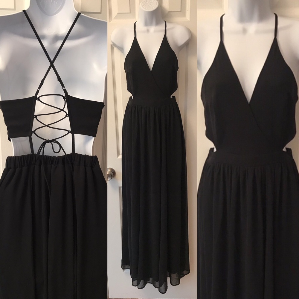 Express Black Maxi Dress